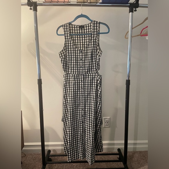 Gingham Print Dress - Picture 2 of 7